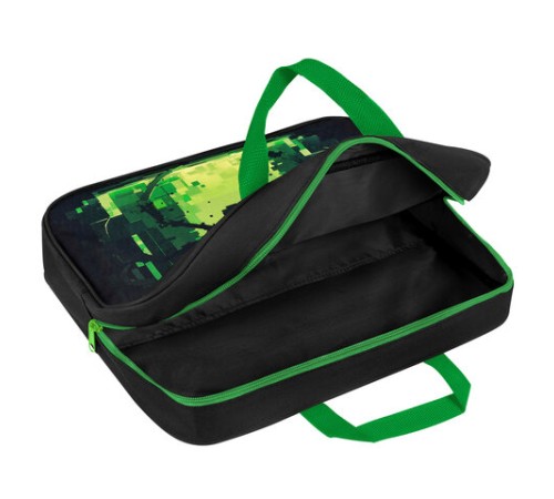 Папка на молнии с ручками BRAUBERG А4, 1 отделение, полиэстер, 80 мм, 