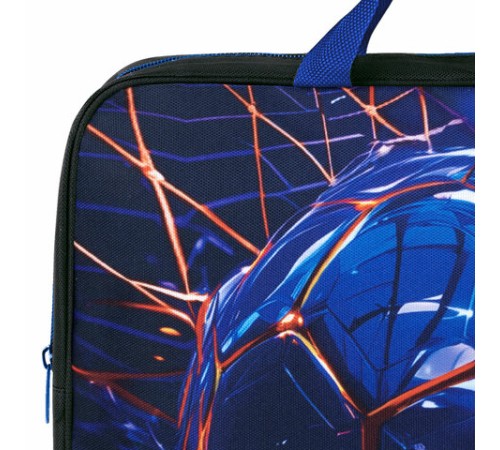 Папка на молнии с ручками BRAUBERG А4, 1 отделение, полиэстер, 80 мм, 