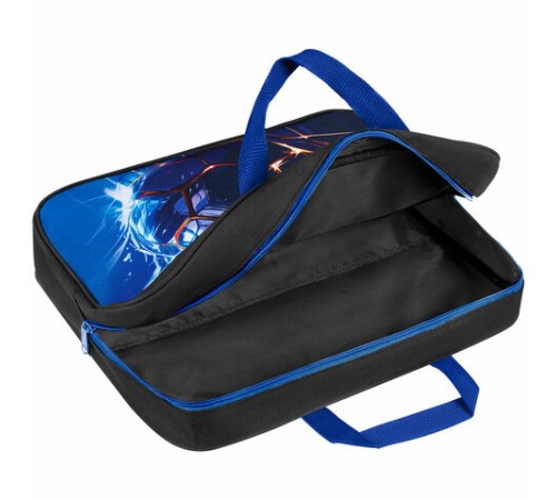 Папка на молнии с ручками BRAUBERG А4, 1 отделение, полиэстер, 80 мм, 