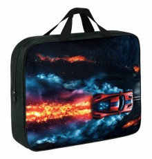 Папка на молнии с ручками BRAUBERG А4, 1 отделение, полиэстер, 80 мм, 