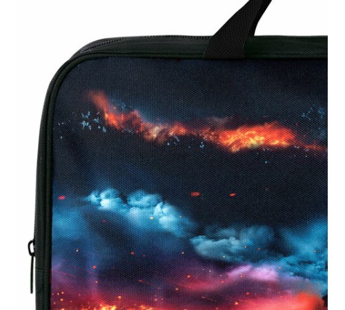 Папка на молнии с ручками BRAUBERG А4, 1 отделение, полиэстер, 80 мм, 