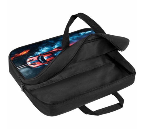 Папка на молнии с ручками BRAUBERG А4, 1 отделение, полиэстер, 80 мм, 