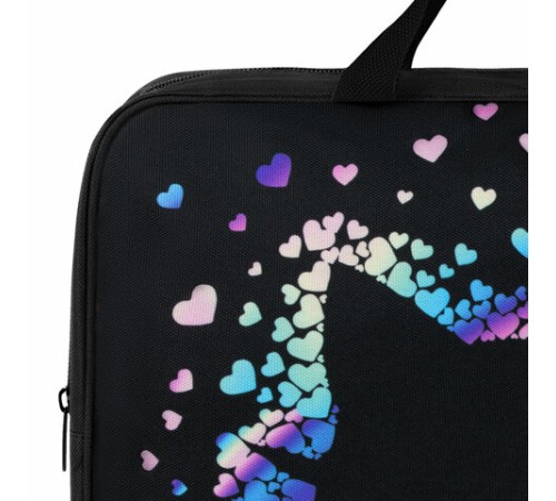 Папка на молнии с ручками BRAUBERG А4, 1 отделение, полиэстер, 80 мм, 