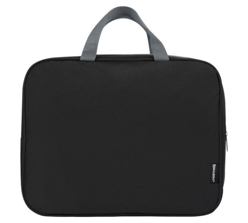 Папка на молнии с ручками BRAUBERG А4, 1 отделение, полиэстер, 80 мм, 