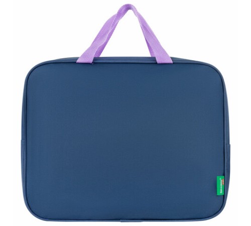 Папка на молнии с ручками BRAUBERG KIDS А4, 1 отделение, полиэстер, 80 мм, 