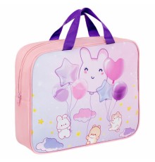 Папка на молнии с ручками BRAUBERG KIDS А4, 1 отделение, полиэстер, 80 мм, 