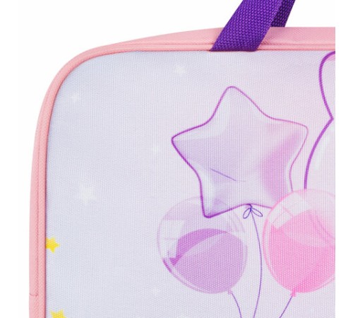 Папка на молнии с ручками BRAUBERG KIDS А4, 1 отделение, полиэстер, 80 мм, 