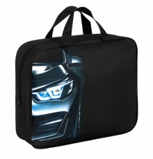 Папка на молнии с ручками BRAUBERG KIDS А4, 1 отделение, полиэстер, 80 мм, 