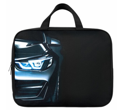 Папка на молнии с ручками BRAUBERG KIDS А4, 1 отделение, полиэстер, 80 мм, 