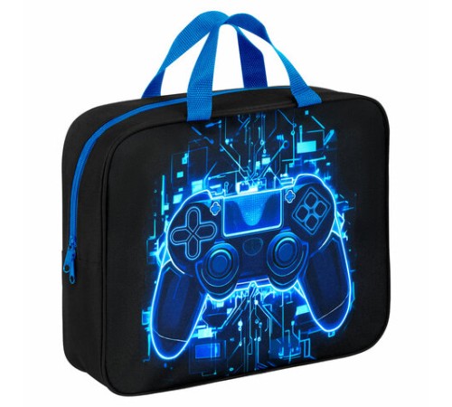 Папка на молнии с ручками BRAUBERG KIDS А4, 1 отделение, полиэстер, 80 мм, 