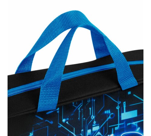 Папка на молнии с ручками BRAUBERG KIDS А4, 1 отделение, полиэстер, 80 мм, 