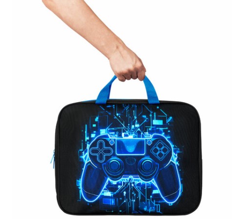 Папка на молнии с ручками BRAUBERG KIDS А4, 1 отделение, полиэстер, 80 мм, 