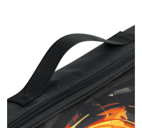 Папка на молнии с ручками BRAUBERG KIDS А4, 1 отделение, регулируемый плечевой ремень, 60 мм, 