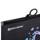 Папка для тетрадей BRAUBERG А4, 1 отделение, пластик, на zip-lock молнии, 
