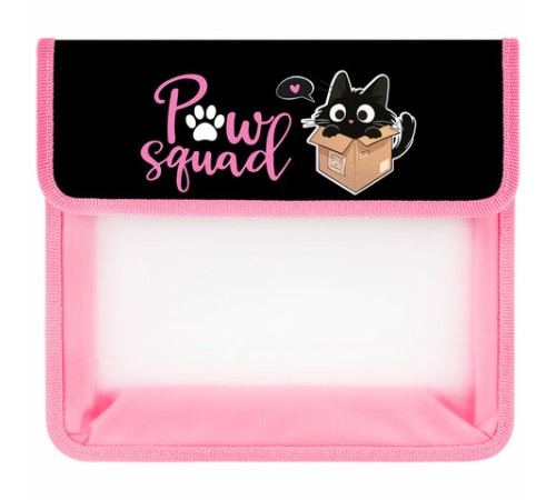 Папка для тетрадей ЮНЛАНДИЯ А5, пластик, 2 отделения, клапан на липучке, 