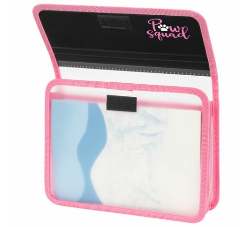 Папка для тетрадей ЮНЛАНДИЯ А5, пластик, 2 отделения, клапан на липучке, 