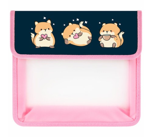 Папка для тетрадей ЮНЛАНДИЯ А5, пластик, 2 отделения, клапан на липучке, 