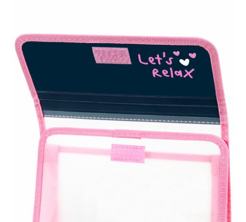 Папка для тетрадей ЮНЛАНДИЯ А5, пластик, 2 отделения, клапан на липучке, 