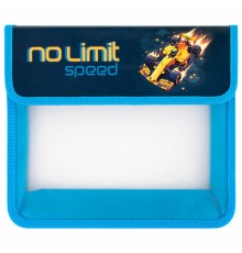 Папка для тетрадей ЮНЛАНДИЯ А5, пластик, 2 отделения, клапан на липучке, 