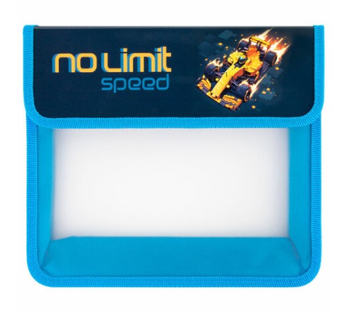 Папка для тетрадей ЮНЛАНДИЯ А5, пластик, 2 отделения, клапан на липучке, 