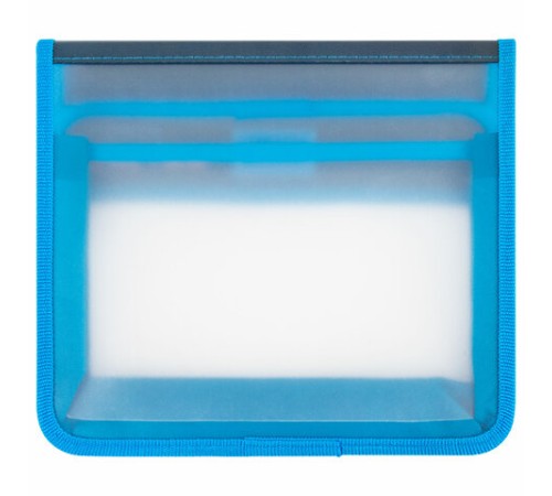 Папка для тетрадей ЮНЛАНДИЯ А5, пластик, 2 отделения, клапан на липучке, 