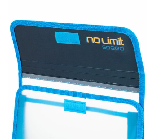 Папка для тетрадей ЮНЛАНДИЯ А5, пластик, 2 отделения, клапан на липучке, 