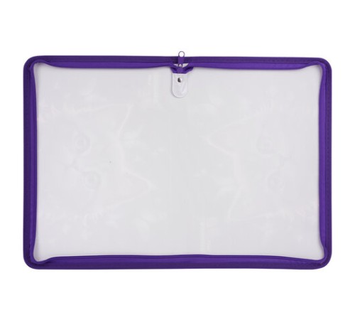 Папка для тетрадей BRAUBERG KIDS А4, 1 отделение, пластик, молния вокруг, 