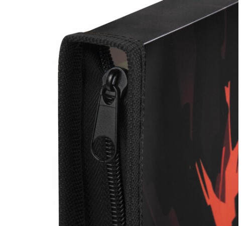 Папка для тетрадей BRAUBERG KIDS А4, 1 отделение, пластик, молния вокруг, 