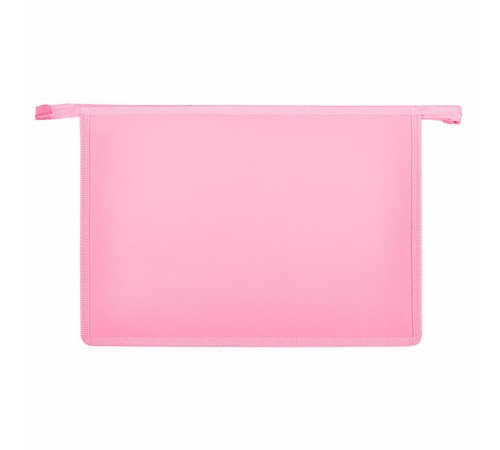 Папка для тетрадей ПИФАГОР А4, 1 отделение, картон/пластик, на молнии, 