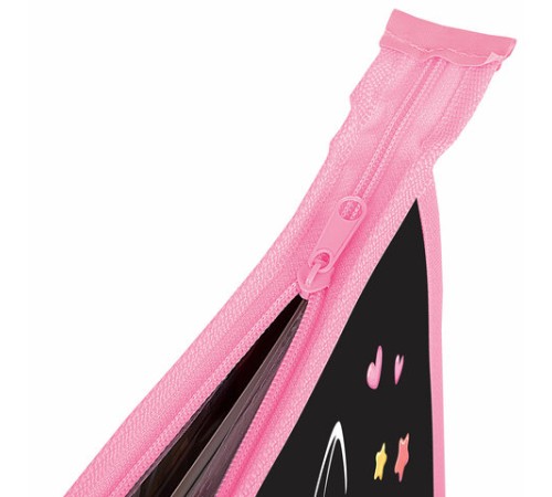 Папка для тетрадей ПИФАГОР А4, 1 отделение, картон/пластик, на молнии, 