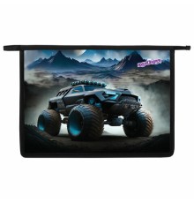 Папка для тетрадей ЮНЛАНДИЯ А4, 1 отделение, пластик, на молнии, 