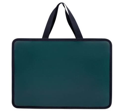 Папка на молнии с ручками ЮНЛАНДИЯ А4, 1 отделение, пластик, 80 мм, 