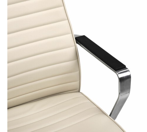 Кресло BRABIX PREMIUM "Solo EX-730", алюминий, хром, экокожа, бежевое, 532937 Кресло BRABIX PREMIUM "Solo EX-730", алюминий, хром, экокожа, бежевое, 532937