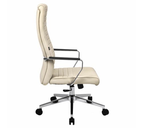 Кресло BRABIX PREMIUM "Solo EX-730", алюминий, хром, экокожа, бежевое, 532937 Кресло BRABIX PREMIUM "Solo EX-730", алюминий, хром, экокожа, бежевое, 532937