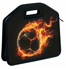 Папка-сумка ЮНЛАНДИЯ, 1 отделение, фетровые ручки, 34х30х11 см, 