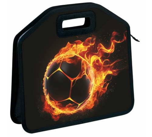 Папка-сумка ЮНЛАНДИЯ, 1 отделение, фетровые ручки, 34х30х11 см, 