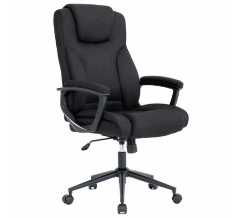 Кресло BRABIX PREMIUM "Adagio EX-551", ткань, пятилучие металл, черное, 532938