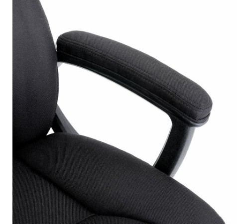 Кресло BRABIX PREMIUM "Adagio EX-551", ткань, пятилучие металл, черное, 532938