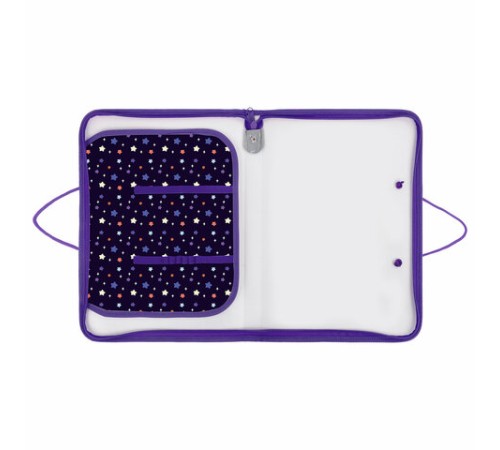 Папка для труда на молнии с ручками ПИФАГОР А4, 1 отделение, пластик, органайзер, 