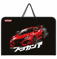 Папка для труда на молнии с ручками ПИФАГОР А4, 1 отделение, пластик, органайзер, 