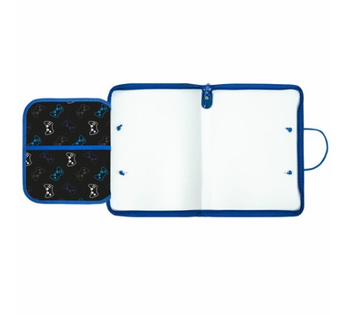 Папка для труда на молнии с ручками ПИФАГОР А4, 1 отделение, пластик, органайзер, 