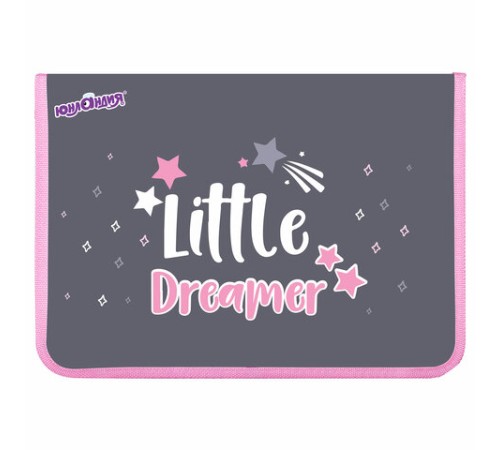 Папка для труда на молнии ЮНЛАНДИЯ А4, 1 отделение, откидная планка, органайзер, 