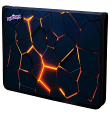 Папка для труда на молнии ЮНЛАНДИЯ А4, 1 отделение, откидная планка, органайзер, 