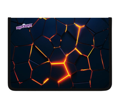 Папка для труда на молнии ЮНЛАНДИЯ А4, 1 отделение, откидная планка, органайзер, 