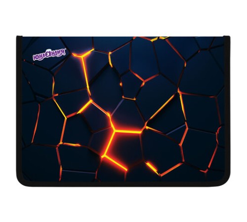 Папка для труда на молнии ЮНЛАНДИЯ А4, 1 отделение, откидная планка, органайзер, 