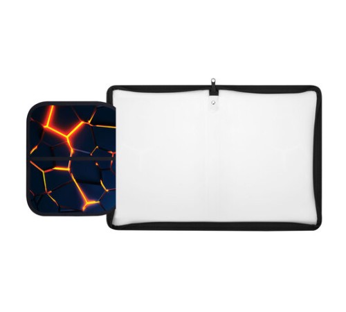 Папка для труда на молнии ЮНЛАНДИЯ А4, 1 отделение, откидная планка, органайзер, 