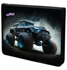 Папка для труда на молнии ЮНЛАНДИЯ А4, 1 отделение, откидная планка, органайзер, 