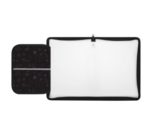 Папка для труда на молнии ЮНЛАНДИЯ А4, 1 отделение, откидная планка, органайзер, 