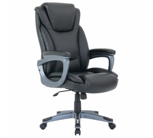 Кресло BRABIX PREMIUM "Gladiator EX-552", натуральная кожа, черное, 532939 Кресло BRABIX PREMIUM "Gladiator EX-552", натуральная кожа, черное, 532939