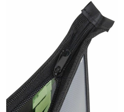 Папка для труда BRAUBERG А4, 2 отделения, пластик, молния сверху, органайзер, 